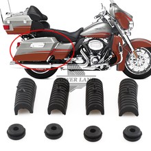 Alforja de goma + cojín de soporte para Harley Davidson Road King, alforja dura personalizada, nuevo, envío gratis 2024 - compra barato