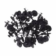 50 Pcs Black Plastic Auto Fastener Soundproof Insulation Fender Clip For Peugeot 307 308 408 206 Citroen Car Fastener & Clip 2024 - buy cheap