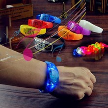 100pcs Voice Control LED Bracelet Sound Activated Glow Bracelet for Party Clubs Concerts Dancing Prom Decoration 2024 - buy cheap