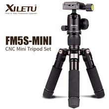 XILETU FM5S Alluminum Tabletop Tripode Lightweight Travel Stand Mini Tripod with 360 Degree Ball Head for DSLR Digital Camera 2024 - buy cheap