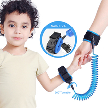 Upgrade Kids Anti Lost Wrist Link With Lock Toddler Baby Walker Wristband Child Leash Safety Harness Outdoor Walking Strap Rope 2024 - buy cheap