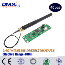 Transmissor e receptor de sinal dmx sem fio para controle de luz principal móvel dhl 40 2024 - compre barato