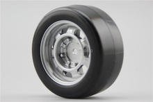 4pcs RC Hard Slick Drift  Tires Tyre Wheel Rim Classic2S  6mm offset (Painting Silver) fits for 1:10 Drift Car 11083+20065 2024 - buy cheap