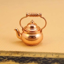 Retro Kettle Open Lid Dollhouse Miniature Re-ment 1:12 Scale Fairy Doll Home Home Decor Figurines Miniatures 2024 - buy cheap