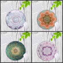 Mairuige Cool New dancing mandala High Speed Flower Mousepad Size for 200x200x2mm and 220x220x2mm Round Lock Edge Mousemats 2024 - buy cheap