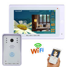 Видеодомофон MAOTEWANG, 7-дюймовый монитор, беспроводной дверной звонок с Wi-Fi, система внутренней связи, приложение на базе Android и IOS 2024 - купить недорого