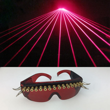 Gafas de luz láser para hombre y mujer, trajes de baile de salón, cantante, Bar, Club, fiesta, gafas de escenario con luz brillante 2024 - compra barato