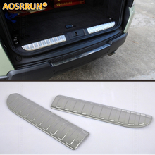 AOSRRUN Stainless Steel Rear Bumper Trunk Guard Door Sill Plate For Land Rover Range Rover Sport 2014 2015 2016 Car Accessories 2024 - buy cheap