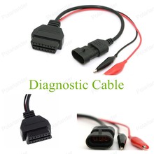 Diagnostic Adapter Connector Car Diagnostic Cable 3 Pin to 16 Pin OBD2 Interface Adapter for Fiat High Quality Scanner Cable 2024 - buy cheap