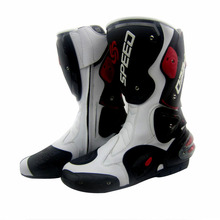 new model  motorcycle boots Racing Boots,Motocross Boots,Motorbike shoes/knight shoes 2024 - buy cheap
