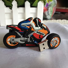 Mini Moto Car Cartoon USB Flash Drive 8GB/16GB/32GB/64GB Pen Drive Pendrive USB 2.0 Flash Drive Memory stick 2024 - buy cheap