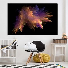 JQHYART-pintura en lienzo de nubes de colores, imagen artística de pared para sala de estar, paisaje para habitación, decoración del hogar sin marco 2024 - compra barato
