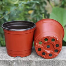 Behokic 25Pcs Plastic Flower Pot Planters Garden Plant Nursery Pot macetas Container for Growing Herbs Smaller Annual Vegetables 2024 - buy cheap