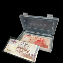 100pcs Money Page Of Paper Money Coin Album Transparent PVC Paper Money Banknotes With Box Coin Money Holders 2024 - buy cheap