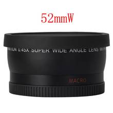 52mm 0.45X HD Wide Angle & Macro Conversion Lens for Nikon D7000 D3300 D3200 D3100 D5300 D5200 D5100 D800 D300 D90 D 18-55mm 2024 - buy cheap