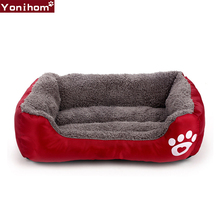 Dog Beds Sofa Warming Pet Bed Soft Fleece Warm Dog Beds for Large Dogs Waterproof Pet Bedding Cat Bed House Petshop Dropshipping 2024 - buy cheap