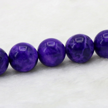 Wholesale Charoite Sugilite Stone 14mm Round loose beads Manual DIY parts Accessories jewelry design make style 15inch 2024 - buy cheap