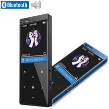 Mp4-плеер с Bluetooth, беспроводной динамик с сенсорной кнопкой, 16 ГБ, без потерь звука, высокое качество видео, музыкальный плеер с FM, рекордер 2024 - купить недорого
