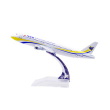 Myanmar Airways International  Airbus 320  16cm airplane models child Birthday gift plane models toys Free Shipping 2024 - buy cheap