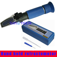 Free shipping Auto brix Refractometer Hand held 0-5% Brix  cuttling liquid  refractometer P-RHB-5ATC 2024 - buy cheap