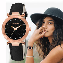 Женские часы с кожаным ремешком Duobla, аналоговые кварцевые наручные часы с бриллиантами, bayan kol saati reloj mujer P # 2024 - купить недорого