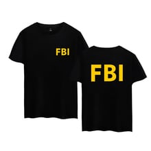 LUCKYFRIDAYF Summer Fashion Sport T Shirt FBI Letter Print men women t-shirts Round Neck Short Sleeve T-shirt Tee Shirt Tops 4XL 2024 - buy cheap