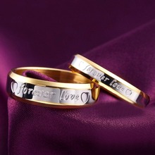 Anillo de oro para mujer y hombre, accesorios de joyería, anillos para pareja, 10 Uds., envío gratis 2024 - compra barato