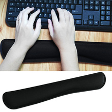 Elisona черная клавиатура с эффектом памяти, поддержка запястья, платформа для отдыха, подушка для компьютера, ноутбука, ноутбука, клавиатуры, игровые гаджеты 2024 - купить недорого