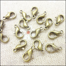 600pcs  Lobster Clasp Hooks Antique bronze Color  Parrot Clasps for necklace bracelet chain DIY,Jewelry Accessory Findings Parts 2024 - buy cheap