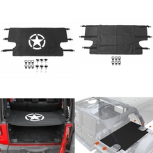 Car Trunk Cargo Luggage Shade Cover For Jeep Wrangler JK JKU Sports Sahara 4 Doors 2007-2018 Car Accessories  Cover UV Black 2024 - buy cheap