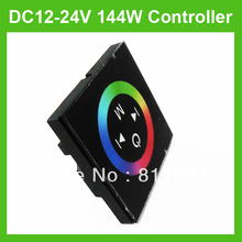 12A DC12-24V Wall  Dimmer LED RGB Touch Mount Controller 2024 - buy cheap