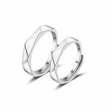 Anel de prata esterlina 925, anel feminino simples e ajustável, joia punk para homens e mulheres 2024 - compre barato