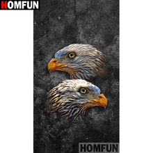 HOMFUN Full Square/Round Drill 5D DIY Diamond Painting "Animal eagle" 3D Embroidery Cross Stitch 5D Decor Gift A15725 2024 - buy cheap
