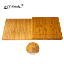 BSTFAMLY-tablero de ajedrez de madera Go 19, 44cm x 47cm x 2cm, parte trasera, es el tablero de control chino, juego antiguo de Go Weiqi, GB03 2024 - compra barato