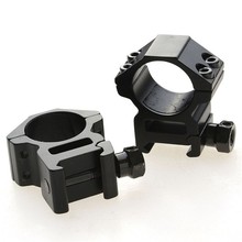 1pair Outdoor Camping 25.4mm Scope Ring Fit 17mm Rail Mount for Black Weaver Scope Mount free shipping 2024 - buy cheap