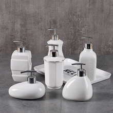 Travel Bathroom Ceramics Shampoo Liquid Soap Dispenser Shower Gel Kitchen Bottle Soap Dispenser Lotion Home Portable Pump 2024 - buy cheap