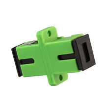 Free Shipping  SC APC Adapter Connector Simplex SM Single mode Plastic Fiber Optic Adapter 2024 - buy cheap
