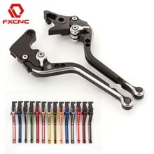 FX CNC Aluminum Mix Color Long Adjustable Motorcycles Brake Clutch Levers For Ducati HYPERMOTARD 1100 S EVO SP 2007 - 2012 2011 2024 - buy cheap