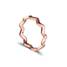 Anel atemporal ziguezague prata anéis claro cz para mulheres masculino anel feminino 100% 925 jóias prata esterlina anillos casamento 2024 - compre barato
