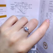 crackling moissanite gemstone ring for women jewelry gift  pouring gem better than diamond engagement ring for wedding girl gift 2024 - buy cheap