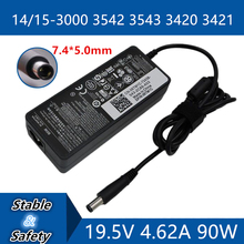 19.5V 4.62A 7.4*5.0mm Universal Laptop Adapter Charger For DELL Inspiron 14 15 3000 3542 3543 3420 3421 DC Jack notebook adapter 2024 - buy cheap