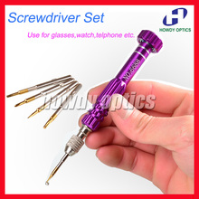 Colorful multi function screwdriver 5 pcs screw bits a kit glasses clock watch mobile phone repairing tool 2024 - buy cheap