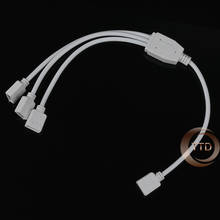 1pcs 1 to 3 Female Connector Splitter RGB LED Strips extension Cable with 4 pin connector For SMD 5050 3528 RGB LED Strips light 2024 - buy cheap