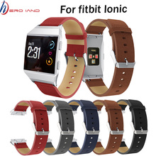 Héroe Iand para Fitbit Ionic correa de cuero reemplazo accesorio pulsera correa de reloj pulsera Correa 2024 - compra barato