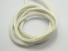 Cuerda de cuero suave para joyería, 32,8 pies, cosido, redondo, blanco, 5mm 2024 - compra barato