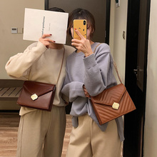 Большая Модная ретро-сумка 2020, Новая высококачественная женская дизайнерская роскошная сумка из искусственной кожи, сумки-мессенджеры на плечо с цепочкой и замком 2024 - купить недорого