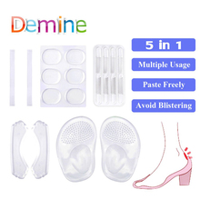 5 in 1 High Heels Kit for Women Silicone Gel Heel Protector Pad Anti-Slip Shoe Sticker Liner Grip Shoes Insert Forefoot Insoles 2024 - buy cheap