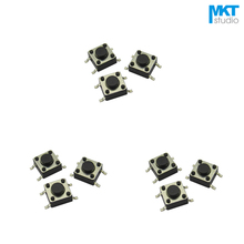 1000Pcs SMD 6*6*4.3/4.5/5/5.5/6/6.5/7/7.5/8/8.5/9/9.5/10mm Black Micro Push Button Tactile Tact Momentary Electronic Switch 2024 - buy cheap