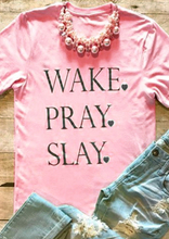 Camiseta feminina happy slay, camiseta de rosa fashion com coração, presente de fim de ano para meninas 2024 - compre barato