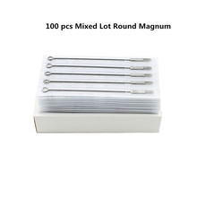 100 Pcs/Lot disposable sterile Tattoo Needles Round Magnum (RM) Needles for Tattoo Machine Needle Tips 2024 - buy cheap